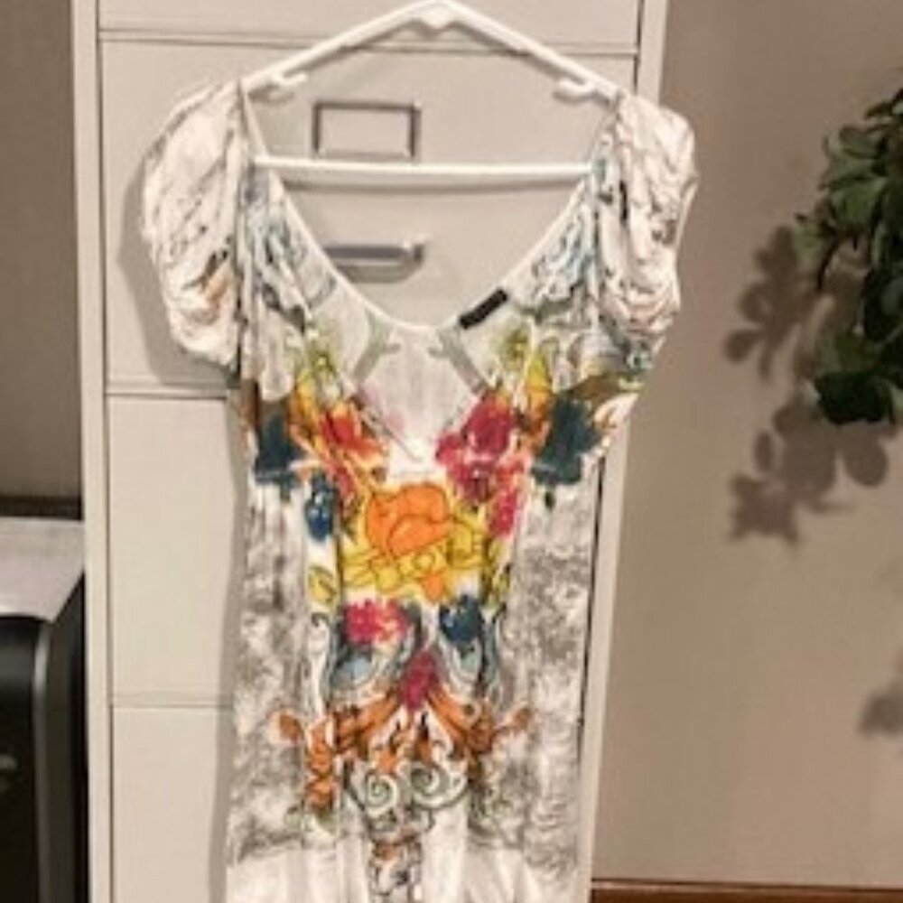 Venus - Multi Colored "Love" Dress - Size Medium